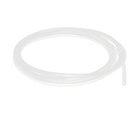 sourcingmap A15121600ux1000 3mm x 5mm Silicone Vacuum Translucent Tube Beer Water Air Pump Hose Pipe 2 Meters Long Semi-Clear