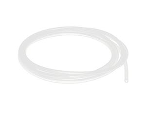 sourcingmap A15121600ux1000 3mm x 5mm Silicone Vacuum Translucent Tube Beer Water Air Pump Hose Pipe 2 Meters Long Semi-Clear