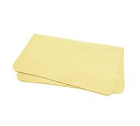 sourcing map Absorbent Synthetic Chamois Towel Car Cleaning Cloth Yellow 43x32cm