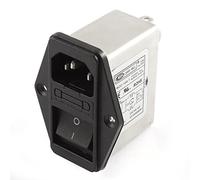 Sourcingmap AC 115/250V 10A CW2C-10A-T Noise Suppressor Power EMI Filter