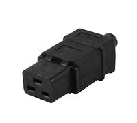 Sourcingmap AC 250V 16A IEC320 Series C19 Socket Cord Cable Connector