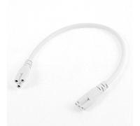 Sourcingmap AC 250V 2.5A T5 Fluorescent Led Light Power Connector Cable Adapter Wire 30cm White