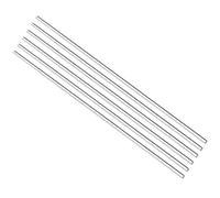 sourcingmap Acrylic Round Rod,2mm Diameter 8 inch Length,Clear,Solid Plastic PMMA Bar Stick Acrylic Dowel Rods for DIY Crafts Lighting Fixture Handicraft 6pcs