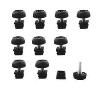 Sourcingmap Adjuster Leveling Feet 20 x 20mm Square Insert Kit Furniture Glide 10 Sets