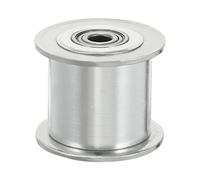 sourcingmap Aluminum 20T 5mm Bore 3mm Pitch Toothless Timing Belt Pulley for 15mm Belt