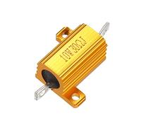 sourcingmap Aluminum Case Resistor 10W 30 Ohm Wirewound for LED Converter with Rod Post 10W30R