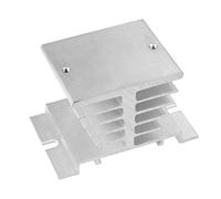 Sourcingmap Aluminum Heat Sink SSR Dissipation for Single Phase Solid State Relay 10A-40A