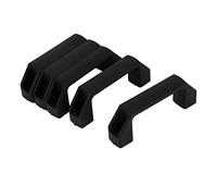 Sourcingmap Aluminum Profile T Slot Nylon Door Handle Knob 110mm Length 5pcs Black