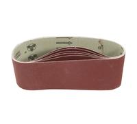 Sourcingmap Aluminum Sanding Belt 3-Inch x 21-Inch Oxide 320 6pcs
