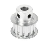 sourcingmap Aluminum XL 12 Teeth 6mm Bore Timing Belt Pulley Flange Synchronous Wheel for 10mm 1pcs