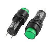 Sourcingmap Amico AC 220V 9mm Green Neon Indicator Light Pilot Signal Lamp 10 Pieces