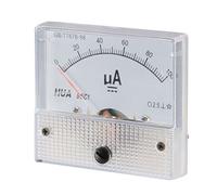 Sourcingmap Analog Current Panel Meter DC 0-100uA 2uA Scale 85C1 Ammeter for Automotive Circuit Testing Charging Battery Ampere Tester Gauge Pack of 1