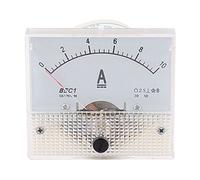 sourcingmap Analog Current Panel Meter DC 0-10A 0.1A Scale 85C1 Ammeter for Automotive Circuit Testing Charging Battery Ampere Tester Gauge Pack of 1