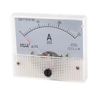 Sourcingmap Analog Current Panel Meter DC 0-30A 85C1 Ammeter 64x48x56mm for Automotive Circuit Testing Charging Battery Ampere Tester Gauge Pack of 1