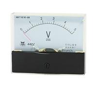 Sourcingmap Analog Panel Voltmeter Volt Meter DC 0-5V Measuring Range 44C2