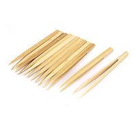 Sourcingmap Bamboo Nonslip Anti-Static Pointed Tip Tweezer Repair Tool 12pcs
