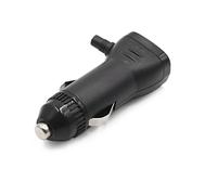 sourcingmap Black 12V 24V Car Cigarette Lighter Socket On Off Switch Plug Connector Adaptor