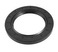 Sourcingmap Black Double Lip TC Rubber Shaft Oil Shaft Seal 55mm x 80mm x 8mm