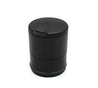 sourcingmap Black Plastic Portable Casing Car Smoking Cigarette Ashtray Holder