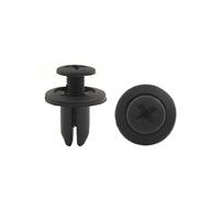 sourcingmap Black Push-in Bumper Fender Door Rivets Fastener Clip 7mm Hole 20PCS