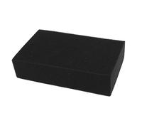 sourcingmap Black Rectangle Shape Soft Sponge Car Window Glass Washing Cushion