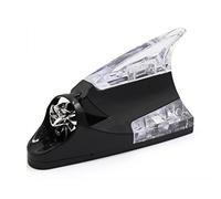 sourcingmap Black Shark Fin Shape Car Roof LED Light Decorative Antenna