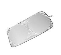 sourcingmap Black Silver Tone Rear Windshield Sun Shade for Car