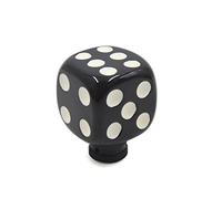 Sourcingmap Black White Dice Design Manual Gear Shift Lever Knob for Car