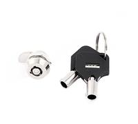 Sourcingmap Cabinet Cupboard Drawer Mailbox 11.5mm Quarter Turn Cam Lock with Keys 16 x 15mm