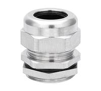 Sourcingmap Cable Gland PG21 Stainless Steel Waterproof Cable Glands Joints Adjustable Connector for 15mm-18mm Dia Cable