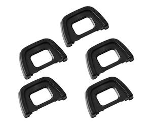sourcingmap Camera Eyecup Eyepiece, 5 Pcs Cameras Rubber Eye Cup Viewfinder Protector DK-23 for Nikon D300S D300 D500 D7100 DSLR SLR, Black