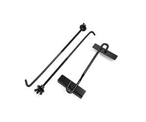 Sourcingmap Car Black Adjustable Battery Hold Down Bolts Clamp Bracket Holder