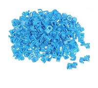 sourcingmap Car Blue 4mm Dia Hole Door Lock Rod End Clips Retainer 100 Pcs