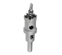 sourcingmap Carbide Hole Saw Drill Bit, 24.5mm Hole Cutter for Stainless Steel Alloy Cast Iron Copper Metal Sheet, with Limit Step
