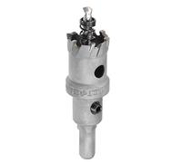 sourcingmap Carbide Hole Saw Drill Bit, 25.5mm Hole Cutter for Stainless Steel Alloy Cast Iron Copper Metal Sheet, with Limit Step
