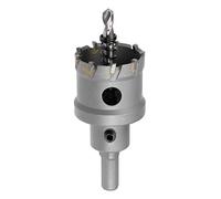 sourcingmap Carbide Hole Saw Drill Bit, 38mm Hole Cutter for Stainless Steel Alloy Cast Iron Copper Metal Sheet, with Limit Step