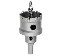 sourcingmap Carbide Hole Saw Drill Bit, 42mm Hole Cutter for Stainless Steel Alloy Cast Iron Copper Metal Sheet, with Limit Step