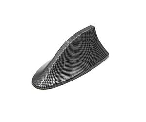sourcingmap Carbon Fiber Pattern Plastic Shark Fin Shape AM FM Radio Signal Antenna for Car