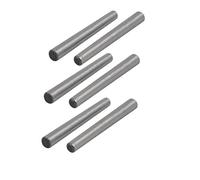 Sourcingmap Carbon Steel GB117 40mm Length 4mm Small End Diameter Taper Pin 6pcs