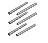 Sourcingmap Carbon Steel GB117 60mm Length 5mm Small End Diameter Taper Pin 6pcs