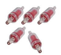 Sourcingmap Check Valve, 5 Pcs - Red & Clear, Plastic, For Fish Tank & Aquarium, Automatic, Corded Electric, Automatic