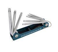 Sourcingmap Chrome Vanadium Collapsible Multi-Size Torx Bit Screwdriver Set Repair Tool