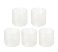 sourcingmap Clear PVC Chair Leg Caps End Tip Feet Cover Furniture Glide Floor Protector 5pcs 1.5" 38mm Inner Diameter, Reduce Noise Prevent Scratch