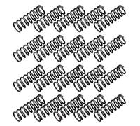 sourcingmap Compression Spring - 1.2mm Wire Dia , 10mm OD , 30mm Free Length Spring Steel Extension Spring,Black,20Pcs
