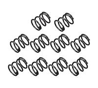 sourcingmap Compression Spring - 1.2mm Wire Dia , 13mm OD , 15mm Free Length Spring Steel Extension Spring,Black,10Pcs