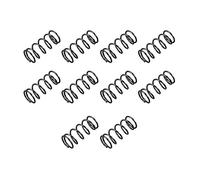 sourcingmap Compression Spring - 1.2mm Wire Dia , 13mm OD , 30mm Free Length Spring Steel Extension Spring,Black,10Pcs