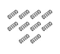 sourcingmap Compression Spring - 1.2mm Wire Dia , 13mm OD , 35mm Free Length Spring Steel Extension Spring,Black,10Pcs