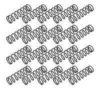 sourcingmap Compression Spring - 1.2mm Wire Dia , 13mm OD , 45mm Free Length Spring Steel Extension Spring,Black,10Pcs