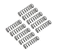 Sourcingmap Compression Spring - 1.2mm Wire Dia, 13mm OD, 50mm Free Length Spring Steel Extension Spring,Black,10Pcs