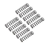 sourcingmap Compression Spring - 1.2mm Wire Dia , 14mm OD , 50mm Free Length Spring Steel Extension Spring,Black,10Pcs